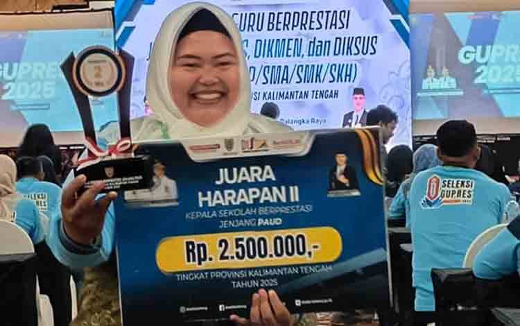Guru dari Sekolah Naungan Abdul Rasyid Foundation Raih Juara Harapan 2 di Lomba Gupres Tingkat Provinsi Kalteng
