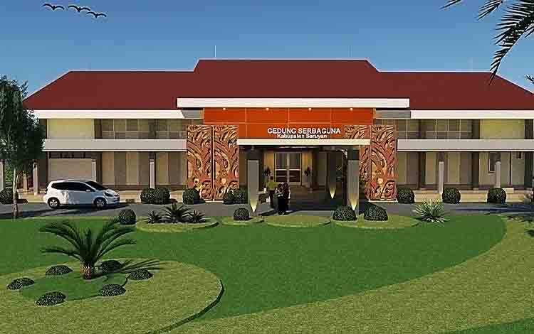 Kuala Pembuang Segera Miliki Gedung Serbaguna Modern, Pembangunan Dimulai Tahun Ini