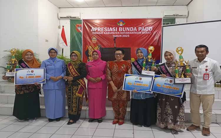 Apresiasi Bunda PAUD Kobar 2025, Penggerak Pendidikan Usia Dini dari Kecamatan hingga Desa