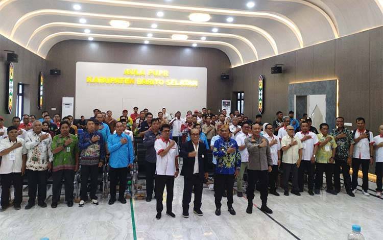 Khristianto Yudha Terpilih Aklamasi Pimpin KONI Barito Selatan