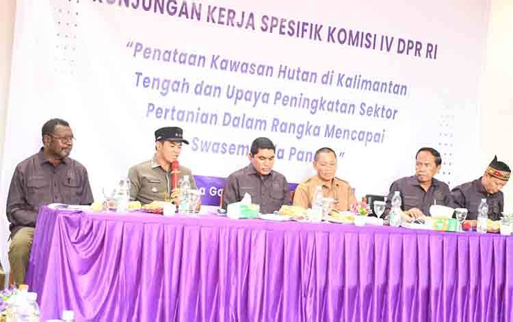 Bupati Pulpis Bersama Masyarakat Jabiren Terima Kunjungan Anggota DPR RI