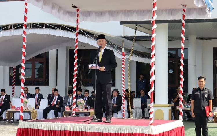Peringati Hari Kesaktian Pancasila, Bupati Gumas Ajak Masyarakat Jaga Persatuan dan Kesatuan