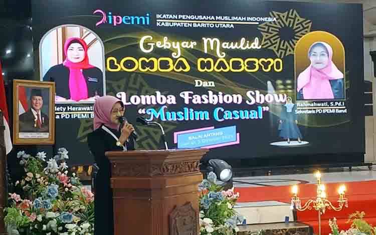 IPEMI Barito Utara Gelar Lomba Habsyi dan Fashion Show Muslim Gebyar Maulid Nabi Muhammad SAW