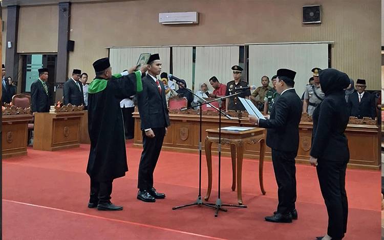 Ramadhana Rahman Dilantik Jadi Anggota DPRD Kotim Gantikan Ahyar Umar