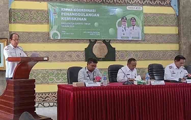 Pemkab Barito Timur Perkuat Sinergi Lintas Sektor Tekan Kemiskinan Ekstrem