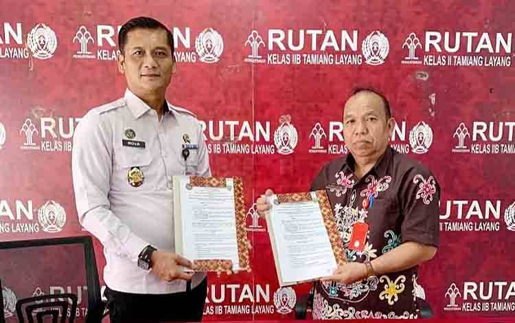Rutan Tamiang Layang dan Disnakertrans Barito Timur Sepakati Kerja Sama Pelatihan Keterampilan