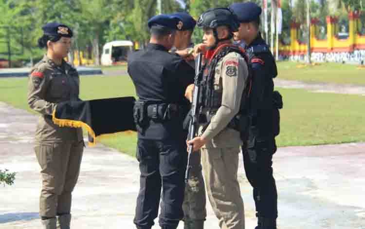 Satbrimob Polda Kalteng Tingkatkan Kemampuan Intelijen