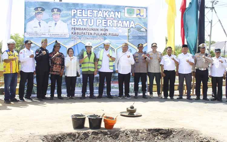 Pembangunan Tugu Gagang Mandau Pulang Pisau Ditargetkan Rampung dalam 70 Hari