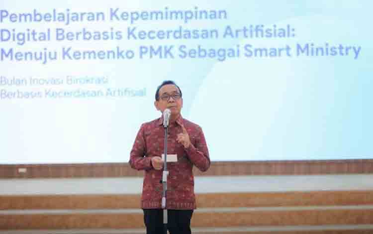 Menko PMK: Digitalisasi dan AI Kunci Birokrasi Modern