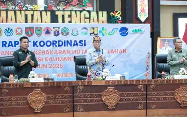 Pemprov Kalteng Evaluasi Penanganan Karhutla 2025