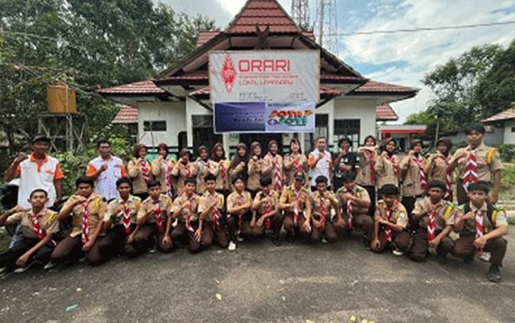 Pramuka Lamandau Gelar JOTA-JOTI Perdana, Jalin Kerja Sama dengan ORARI