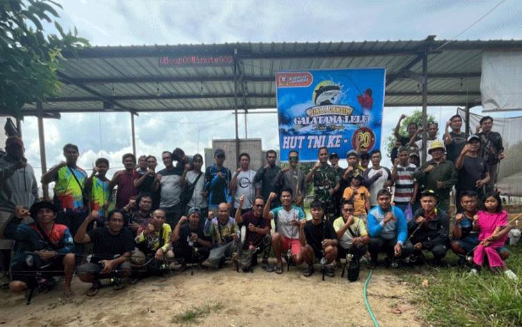 Kodim 1017 Lamandau Gelar Lomba Mancing, Eratkan Hubungan dengan Masyarakat