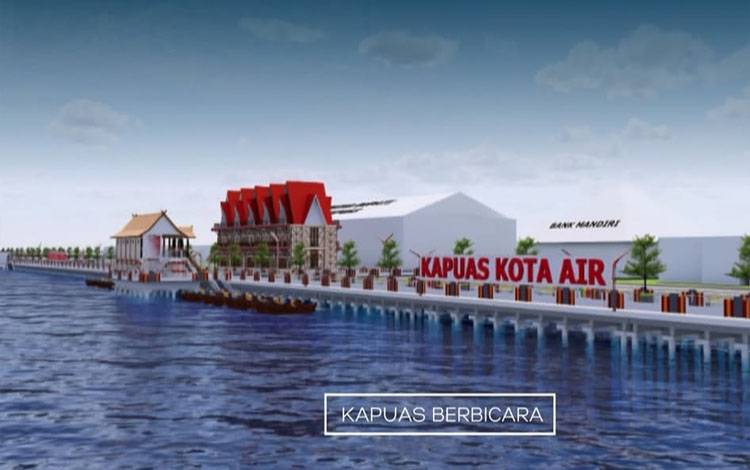 Susur Sungai KP3 Kapuas Bakal Jadi Ruang Publik Ikonik dan Nyaman