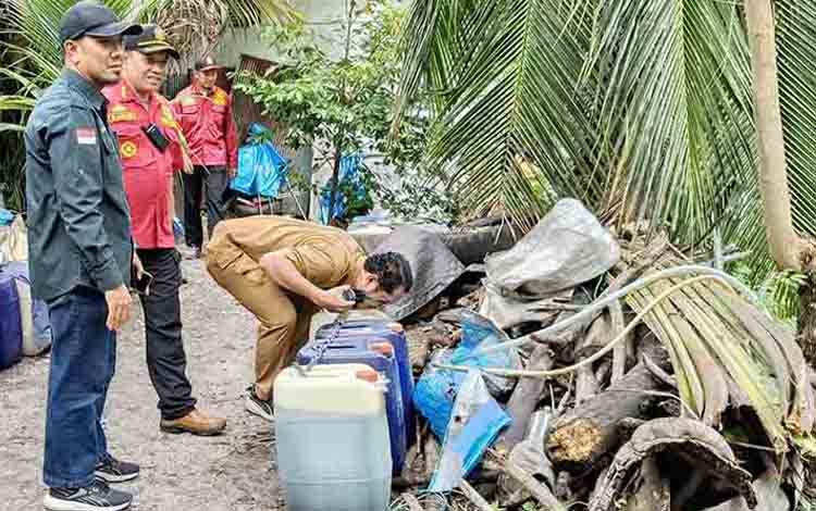 Tim Gabungan Sidak SPBU dan Tempat Diduga Penimbunan BBM di Palangka Raya