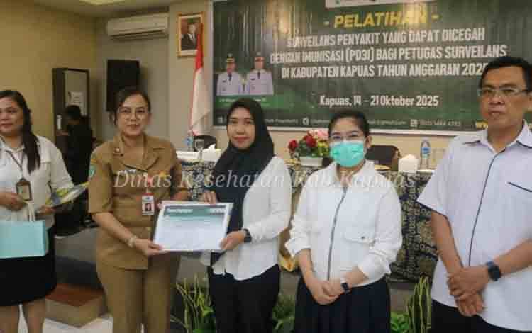 Kadinkes Kapuas Harapkan Pelatihan Surveilans PD31 Dievaluasi 3 Bulan Demi Peningkatan Pelayanan