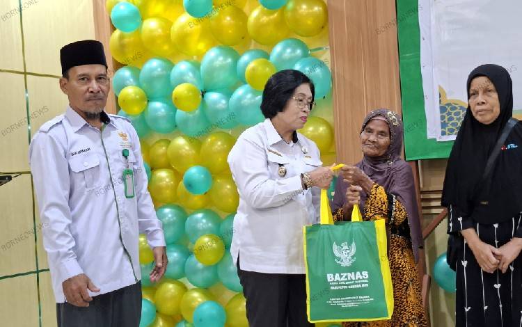 Wakil Bupati Gunung Mas Berharap Baznas Bisa Terus Kontribusi untuk Membantu Masyarakat