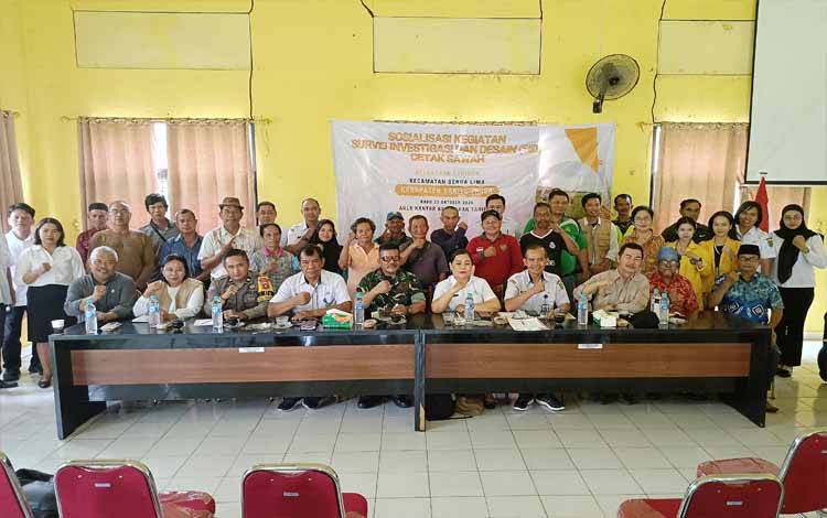 205,9 Hektare Lahan di Kelurahan Taniran Barito Timur Akan Dijadikan Sawah