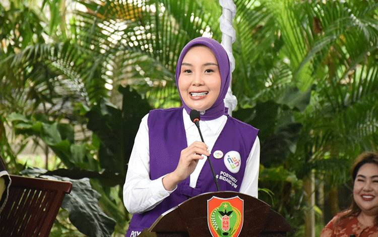 Aisyah Thisia Agustiar Sabran Tekankan Pelayanan Enam Bidang Lintas Sektor Posyandu