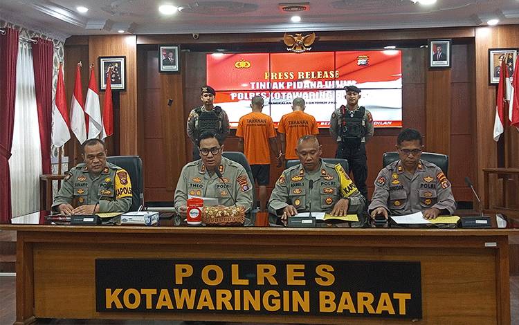 Polres Kobar Tangkap Dua Pelaku Curanmor, 80 Motor Hasil Curian Diamankan