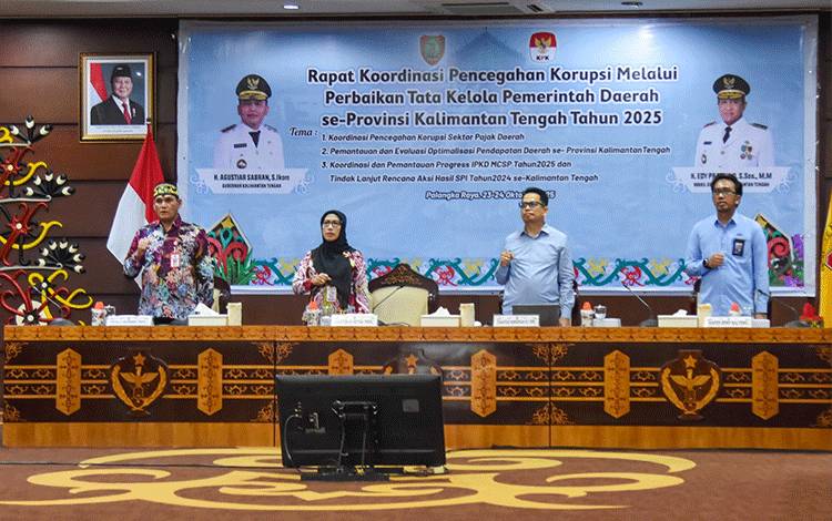 Pemprov Kalteng Perkuat Pencegahan Korupsi Lewat Pendekatan Sistemik dan Teknologi
