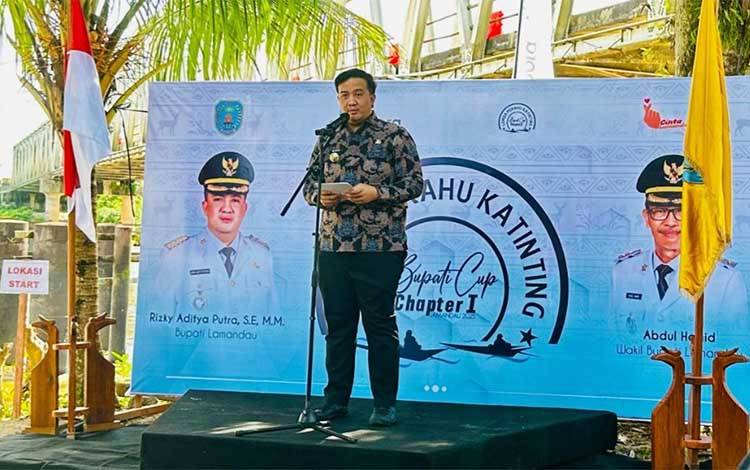 Lomba Balap Katinting Bupati Cup 2025: Bupati Lamandau Dukung Penuh Potensi Lokal