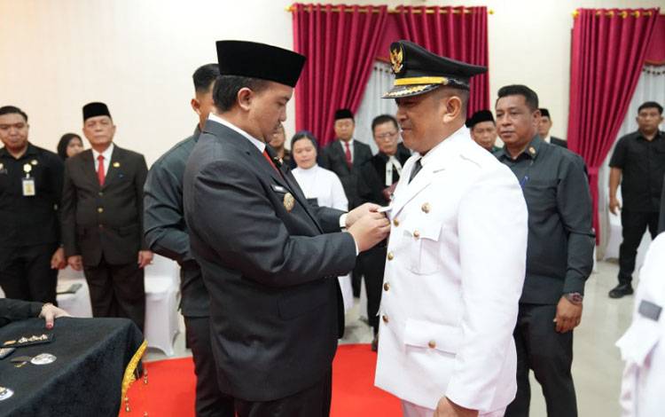 Bupati Lamandau Sebut Pelantikan Pejabat Merupakan Hasil Evaluasi