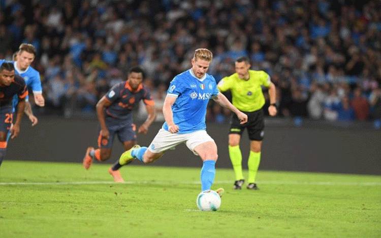 Napoli Kembali ke Puncak Klasemen Setelah Menang 3-1 Lawan Inter Milan