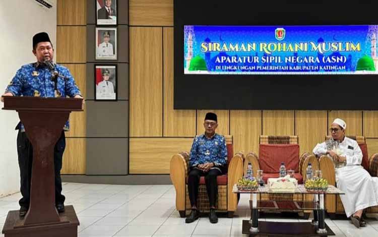 Siraman Rohani Muslim Perkuat Mental dan Spiritual ASN Katingan