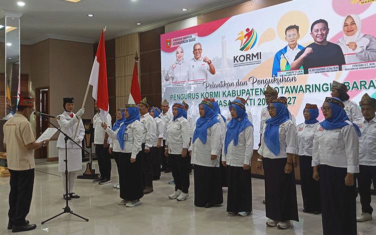 Pengurus KORMI Kobar Masa Bhakti 2023-2027 Resmi Dilantik