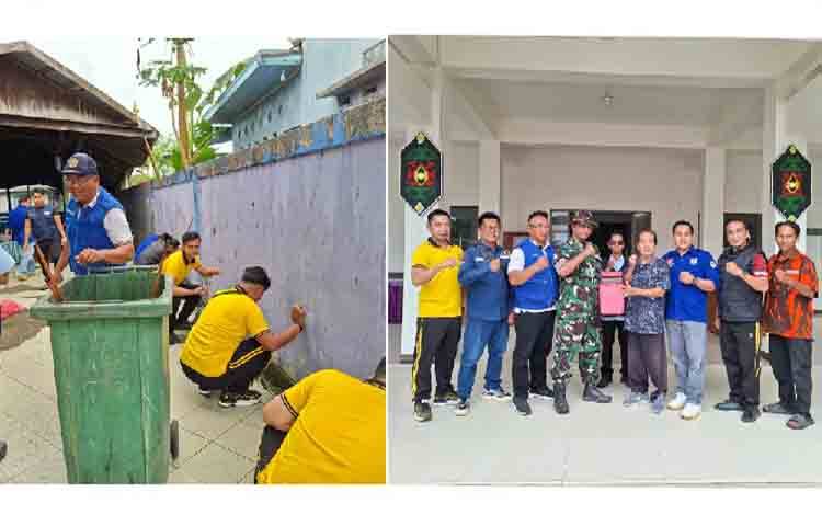 Karang Taruna Gumas Gandeng Sejumlah Instansi Bersihkan Tempat Ibadah