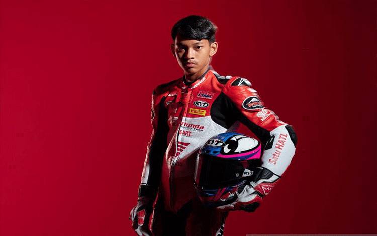 Veda Ega Finis Posisi Sembilan pada Moto3 Inggris 2026