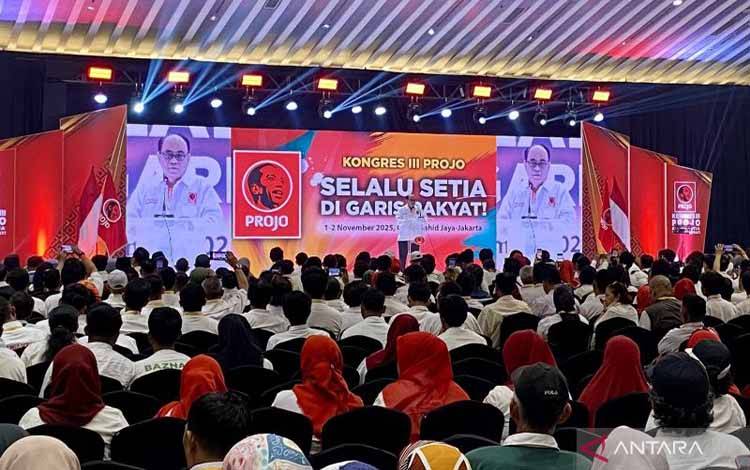 Budi Arie Serukan Perkuat Parpol Pimpinan Prabowo di Kongres Projo, Siap Gabung ke Gerindra?