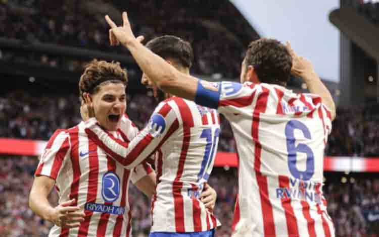 Atletico Madrid Menang Telak 3-0 atas Sevilla