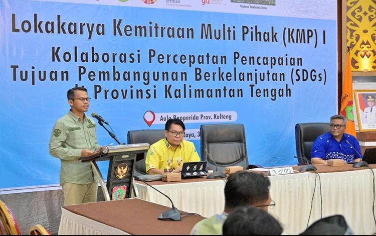 Bapperida Kalteng Tegaskan Kemitraan Setara Jadi Kunci Pencapaian SDGs
