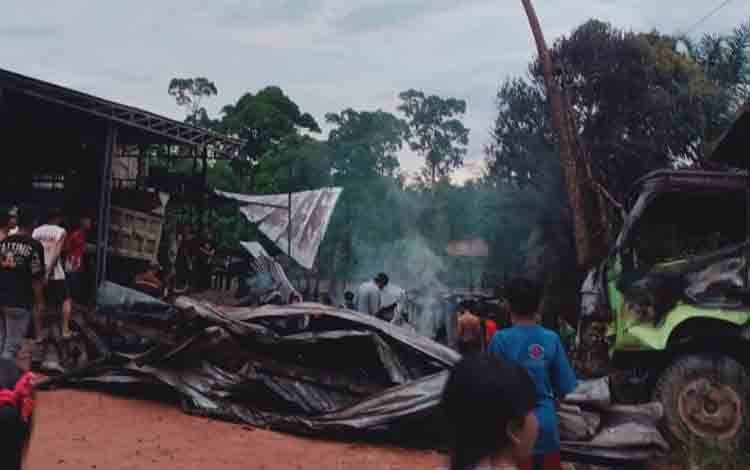 2 Kronologis Berbeda Dikisahkan Warga saat Kebakaran di Desa Tumbang Mangkup Kotim