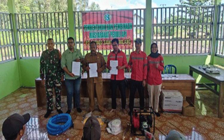 Desa Talio Hulu Rasakan Manfaat Nyata Program Masyarakat Peduli Api