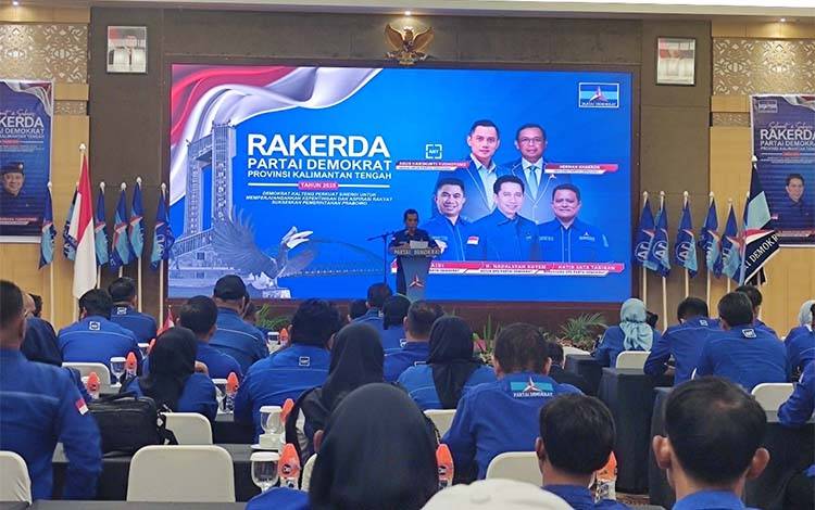DPD Demokrat Kalteng Gelar Rakerda, Satukan Tekad Wujudkan Kepentingan Masyarakat