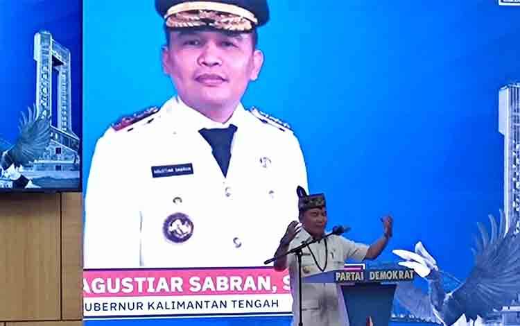 Agustiar Sabran Tekankan Tekad Kuat di Rakerda Demokrat Kalteng