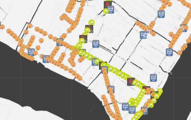 Dishub Kapuas Luncurkan Aplikasi SAMSON untuk Pantau Lampu Jalan Real Time