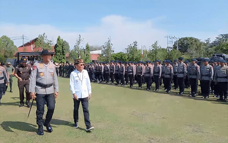 Polda Kalteng Siagakan Ribuan Personel Hadapi Potensi Bencana