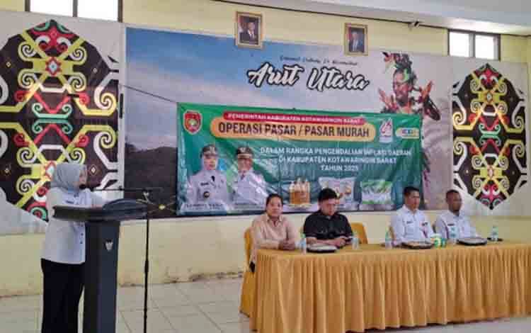 Pemkab Kobar Gelar Operasi Pasar di Arut Utara