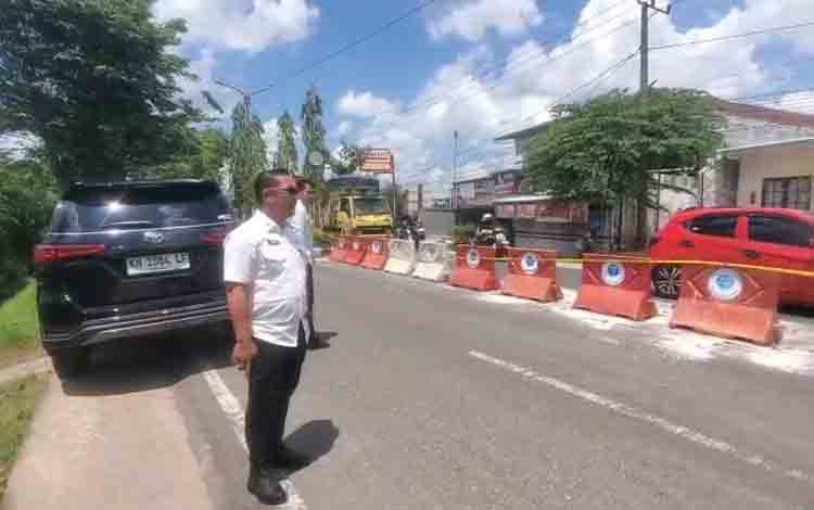 Dishub Kotim Uji Coba Penutupan U-Turn di Jalan HM Arsyad Sampit Akibat Rawan Kecelakaan