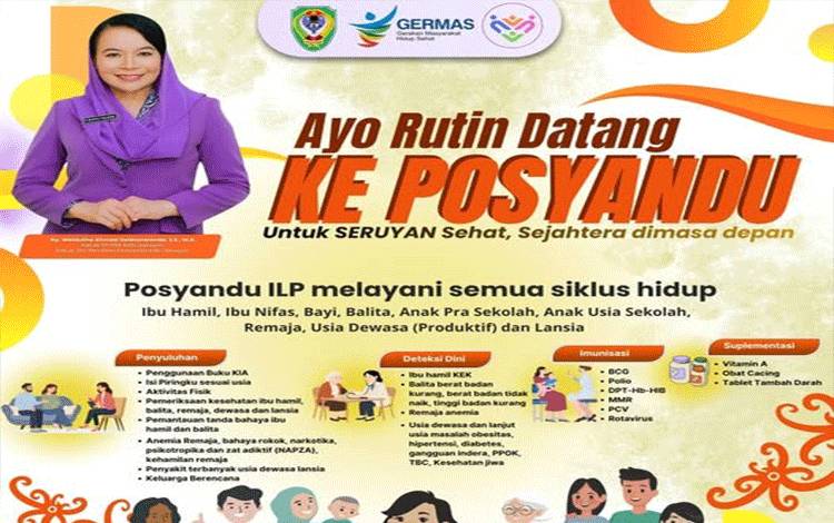 Ayo Rutin Datang ke Posyandu, Wujudkan Seruyan Sehat dan Sejahtera di Masa Depan