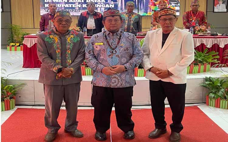 Bupati Saiful Terpilih Ketua DAD Katingan Periode 2025-2030