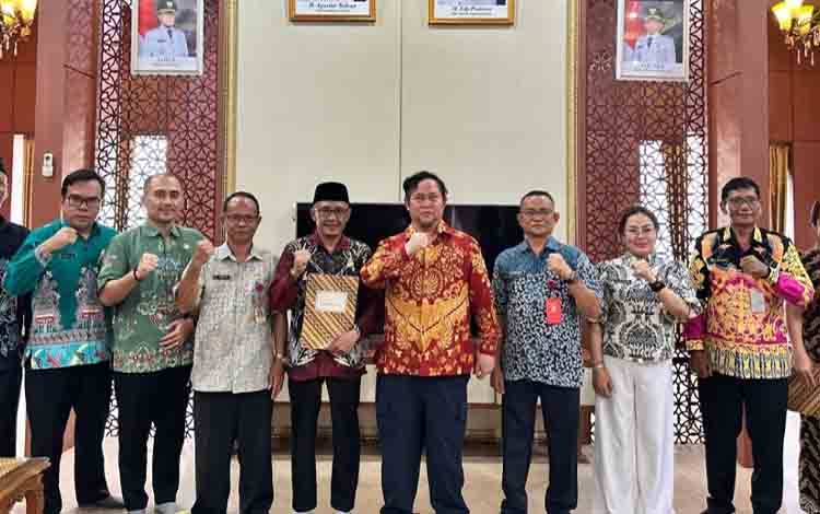 Begini Pesan Bupati Katingan saat Pimpin Serah Terima Jabatan Sejumlah Pejabat Tinggi Pratama