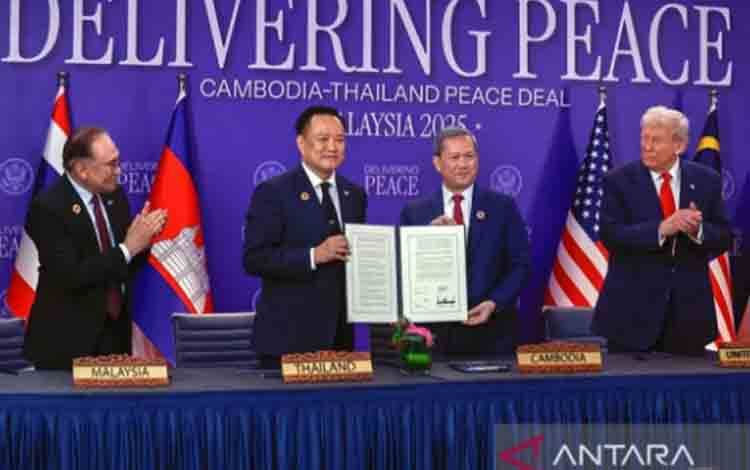 Kamboja, Thailand Bersihkan Perbatasan dari Senjata Berat