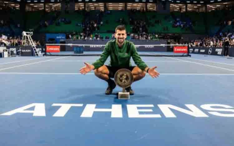 Djokovic Raih Gelar ke-101 di Athena setelah Tiga Jam Melawan Musetti