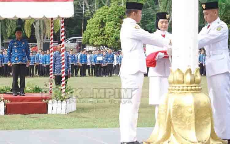 Upacara Hari Pahlawan, Wakil Wali Kota Palangka Raya Tekankan Asta Cita Presiden