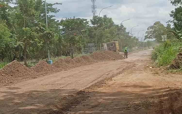 Dinas SDABMBKPRKP Kotim Kebut 67 Proyek Perbaikan Jalan Jelang Akhir Tahun