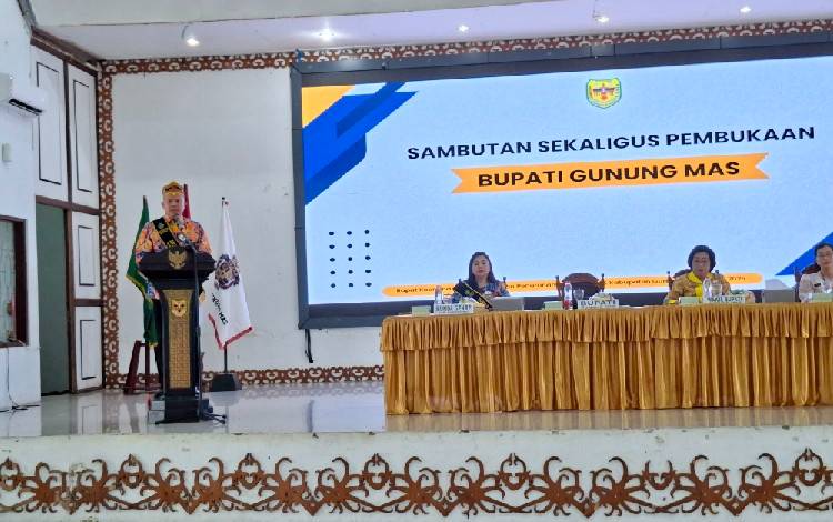 Bupati Gunung Mas: Kolaborasi Lintas Sektor Diperlukan dalam Percepatan Penurunan Stunting